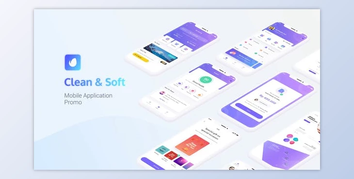 Download Clean App Promo (Videohive 33630649) - AE Project