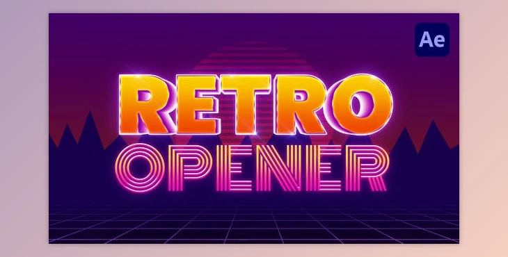 Download Retro Opener (Videohive 33412498) - AE Project