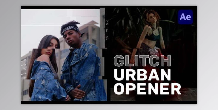 Download Glitch Urban Opener (Videohive 33338894) - AE Project