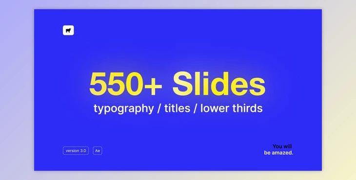Download Just Typography Pack V3 (Videohive 33130966) - AE Project