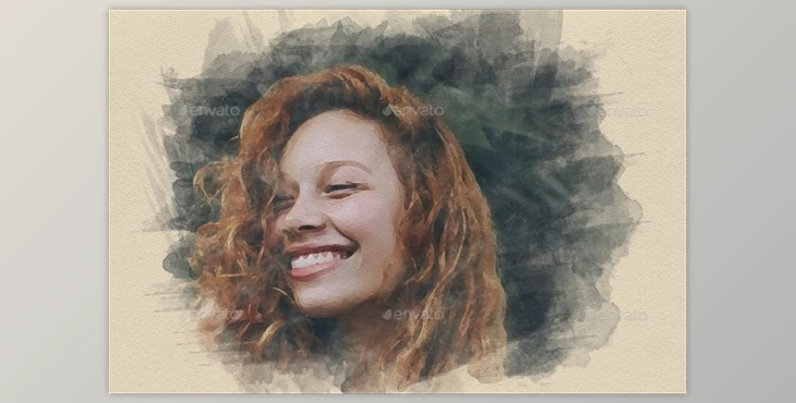 Download Watercolor Photo Template V.2 By zerostd (PSD)