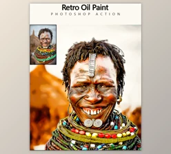 Download Retro Oil Paint – Photoshop Action By AntuCreation