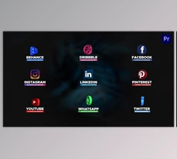 Download Social Media Pack 3D For Premiere Pro (Videohive 33639344) - PR Project