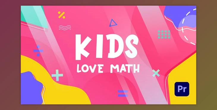 Download Kids Love Math Slideshow | Premiere Pro MOGRT (Videohive 33635957) - PR Project