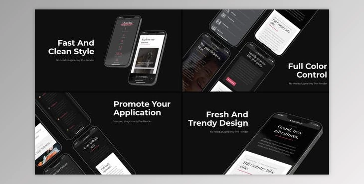 Download Black App Promo (Videohive 33687134) - AE Project