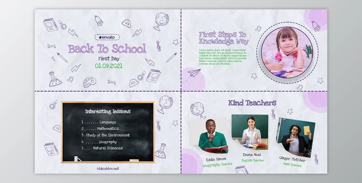 Download Back To School Promo B121 (Videohive 33655787) - AE Project