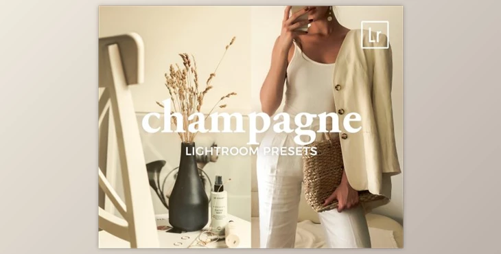 Download 4 Lightroom Presets CHAMPAGNE By Graace Studio (Mob, Desk)