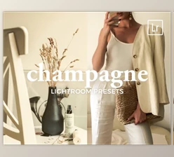 Download 4 Lightroom Presets CHAMPAGNE By Graace Studio (Mob, Desk)
