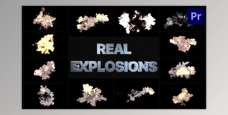 Download Real Explosions | Premiere Pro MOGRT (Videohive 33635886) - PR Project