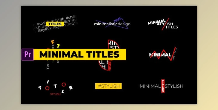 Download Minimal Titles (Videohive 33619051) - PR Project
