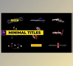 Download Minimal Titles (Videohive 33619051) - PR Project