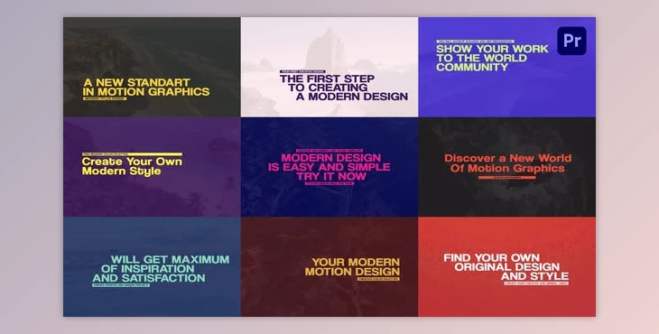 Download Big Titles For Premiere Pro (Videohive 33639596) - PR Project