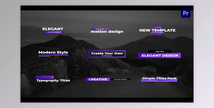 Download Simple Creative Titles For Premiere Pro (Videohive 33640175) - PR Project