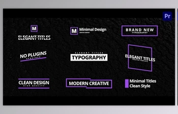 Download Elegant Titles For Premiere Pro (<span class='badge badge-warning'>Videohive</span> 33640558) - PR <span class='badge badge-warning'>Project</span>