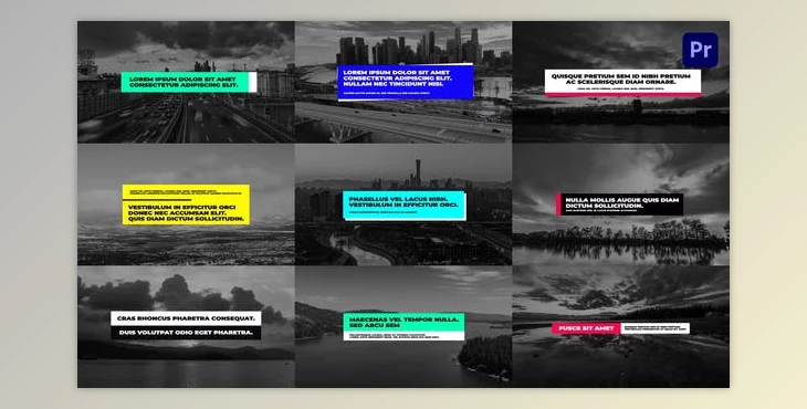 Download Box Titles Pack For Premiere Pro (Videohive 33649804) - PR Project