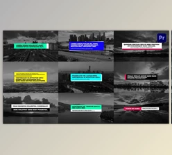 Download Box Titles Pack For Premiere Pro (Videohive 33649804) - PR Project