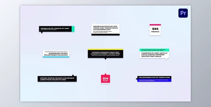 Download Stylish Call Outs For Premiere Pro (Videohive 33649939) - PR Project