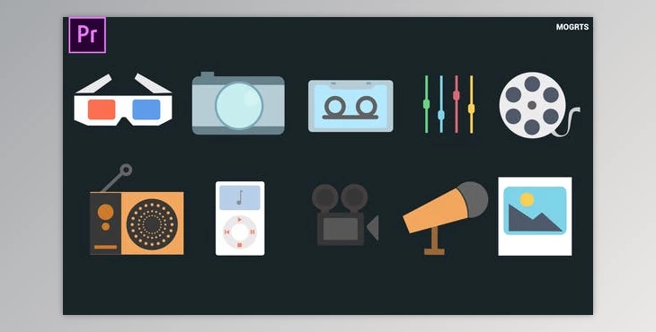 Download Multimedia Icons (Videohive 33616880)