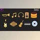 Download Music Animated Icons (Videohive 33615734)
