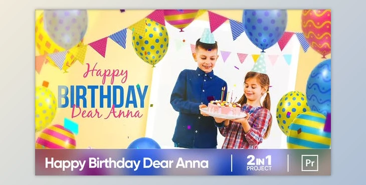 Download Happy Birthday Dear Anna (Videohive 33610999)