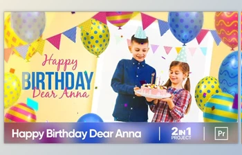 Download Happy Birthday Dear <span class='badge badge-warning'>Anna</span> (Videohive 33610999)