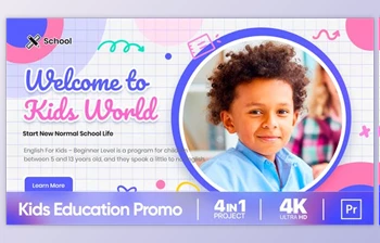 Download Happy <span class='badge badge-warning'>Kids</span> Education Promo (Videohive 33588214) - PR Project