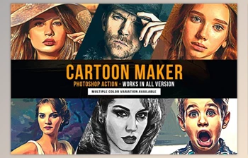 Download Cartoon Maker Photoshop Action By U <span class='badge badge-warning'>Design</span>