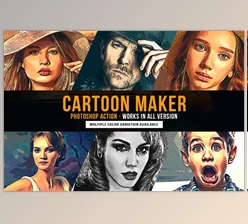 Download Cartoon Maker Photoshop Action By U Design
