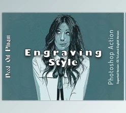 Download Engraving Style Photoshop Action By Studio Retouch