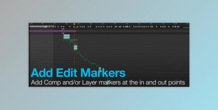 Download AEScripts – Add Edit Marker v1.5