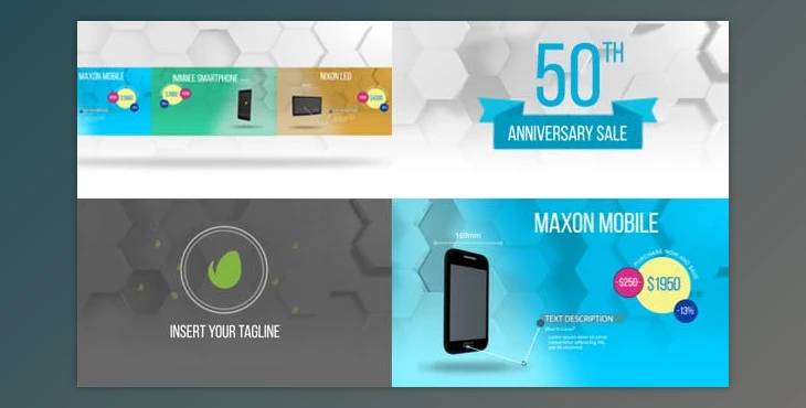 Download Product Promo Colorful Hexagon Style (Videohive 20625089) - AE Project