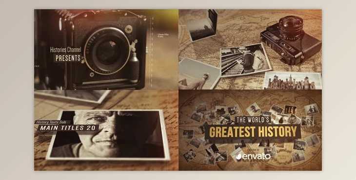 Download History Of The World Through Lenses (Videohive 20469021) - AE Project