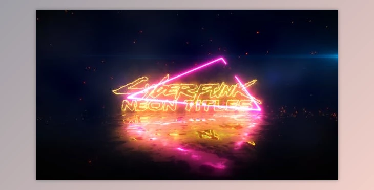 Download Cyberpunk Neon Titles (Videohive 33202454) - AE Project