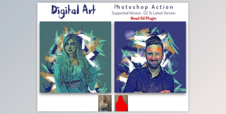 Download Digital Art Photoshop Action By Studio Retouch