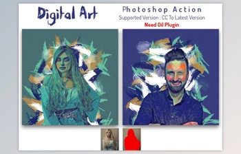 Download Digital <span class='badge badge-warning'>Art</span> Photoshop Action By Studio Retouch
