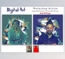 Download Digital Art Photoshop Action By Studio Retouch