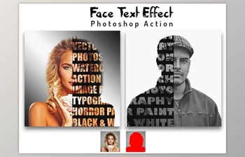 Download <span class='badge badge-warning'>Face</span> Text Effect Photoshop Action By Studio Retouch