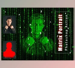 Download Matrix Portrait Photoshop Action By Studio Retouch