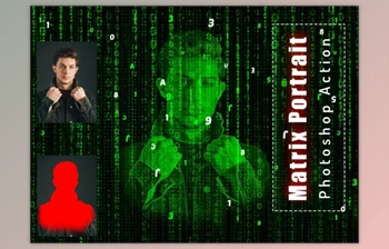 Download Matrix Portrait Photoshop Action By <span class='badge badge-warning'>Studio</span> Retouch