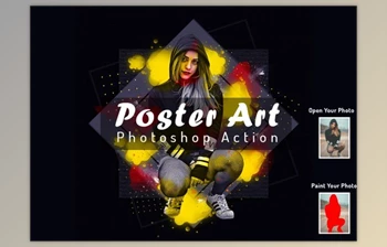 Download Poster <span class='badge badge-warning'>Art</span> Photoshop Action By Studio Retouch