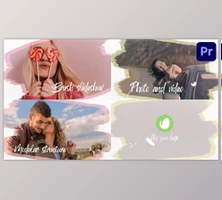 Download Brush Slideshow | Premiere Pro MOGRT (Videohive 33670340)