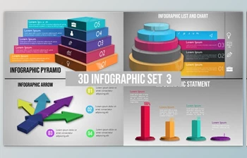 Download Infographics Set <span class='badge badge-warning'>3</span> (Videohive 24038176) - AE Project