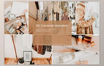 Download 94. <span class='badge badge-warning'>Caramel</span> Wonders Presets By Advina Store (Mob, Desk)