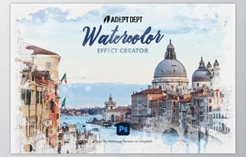 Download Watercolor Effect Photoshop Creator By AdeptDept (<span class='badge badge-warning'>JPG</span>, <span class='badge badge-warning'>PSD</span>, <span class='badge badge-warning'>PDF</span>)
