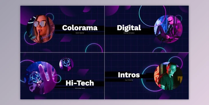 Download Colorama - Glitch Opener // Premiere Pro (Videohive 33681800)