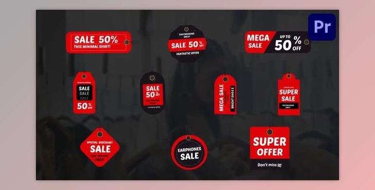 Download Discount Sale Titles | Premiere Pro MOGRT (Videohive 33679306)