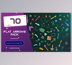 Download Flat Arrows MOGRT Pack (Videohive 33663487)