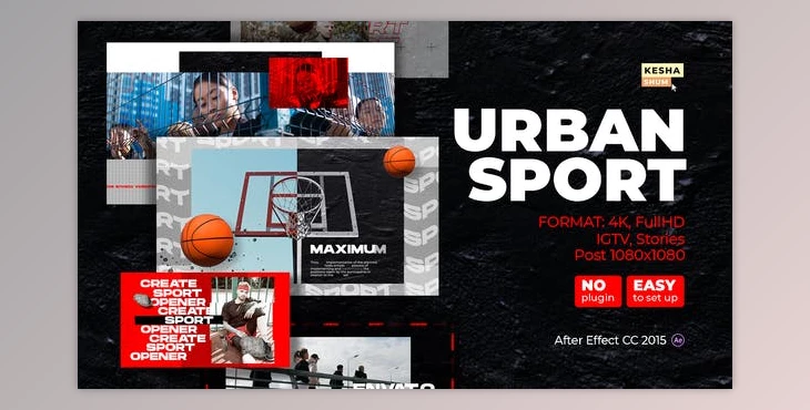 Download Urban Sport template (Videohive 31282878) - AE Project