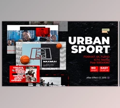 Download Urban Sport template (Videohive 31282878) - AE Project