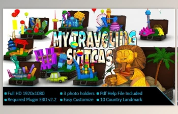 Download My <span class='badge badge-warning'>Travelling</span> Suitcase (Videohive 19397527) - AE Project